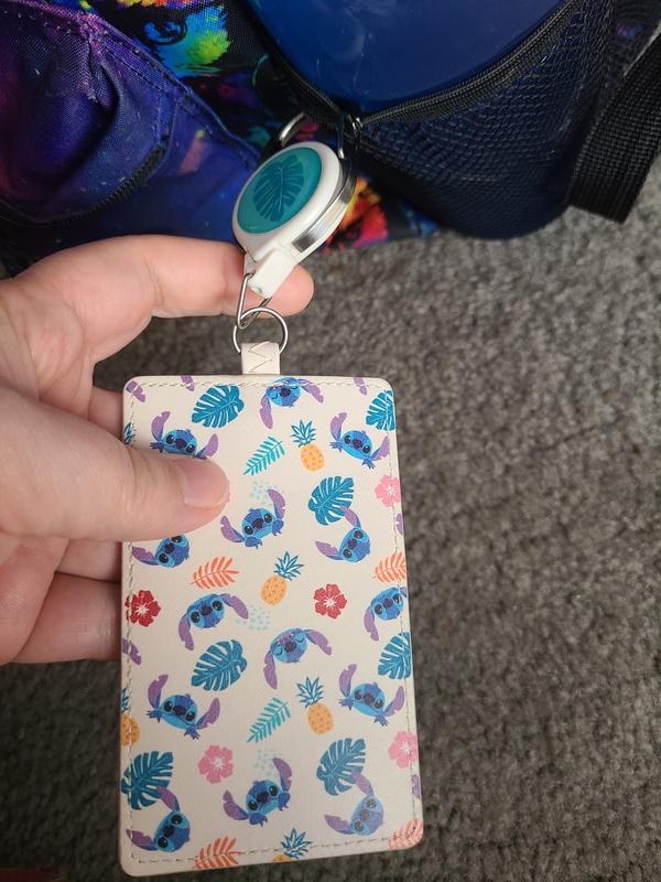 Disney Loungefly Lanyard With Cardholder - Stitch Sandcastle