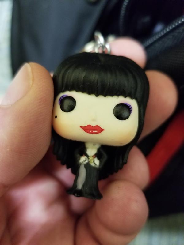 Elvira funko pop store keychain