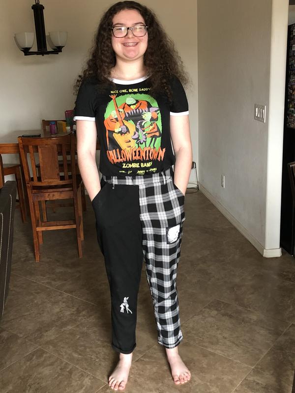 The Nightmare Before Christmas Split Leg Plaid Pants