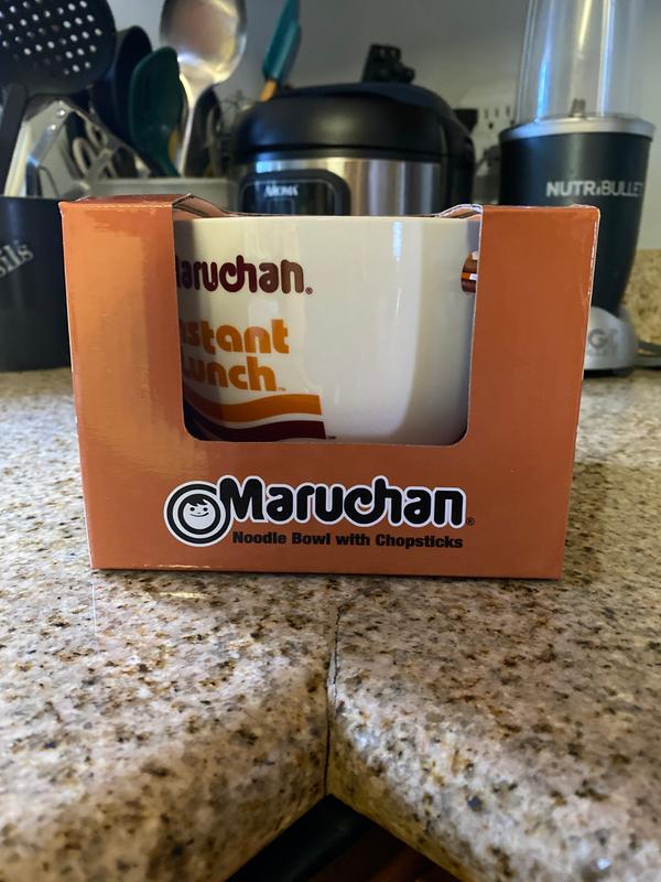 Maruchan Instant Lunch Ramen Lunchbox Novelty Cup Tote Carry Bag One Size  White