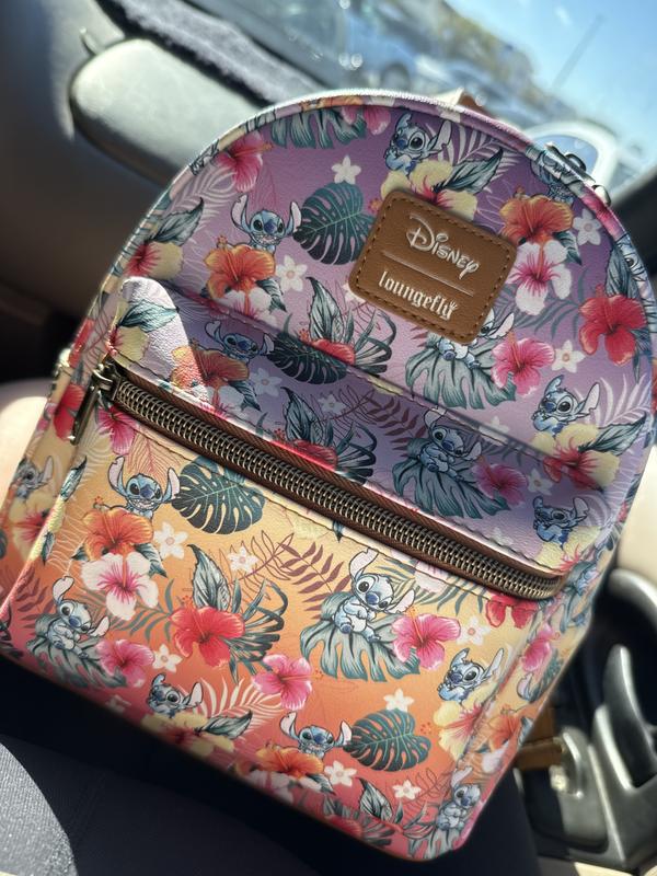 Loungefly Disney Stitch Tropical Flowers Mini Backpack | Hot