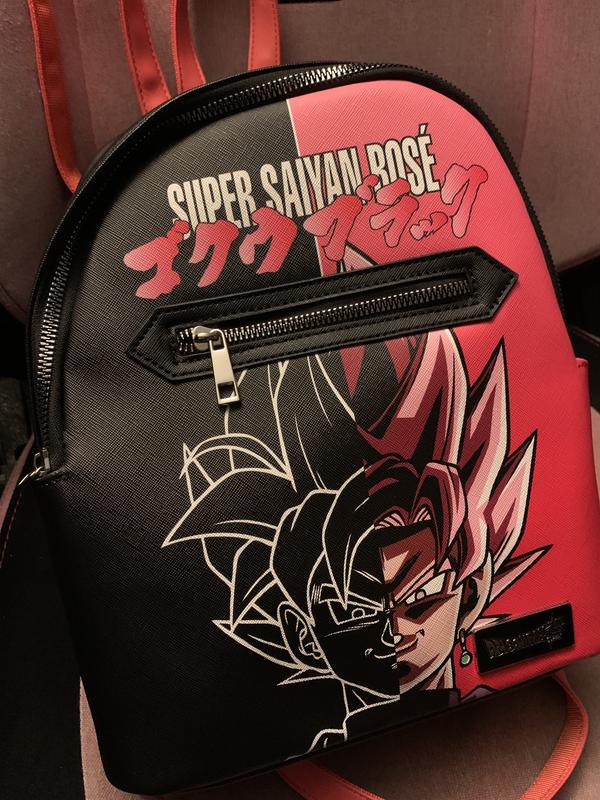 Dragon Ball Super Super Saiyan Rose Goku Black Mini Backpack Anime