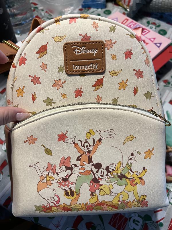 Retailer Loungefly Disney Mickey Mouse & Friends Fall Leaves Mini Backpack & Cardholder