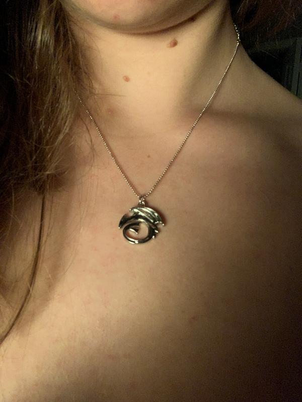 Hot topic clearance dragon necklace