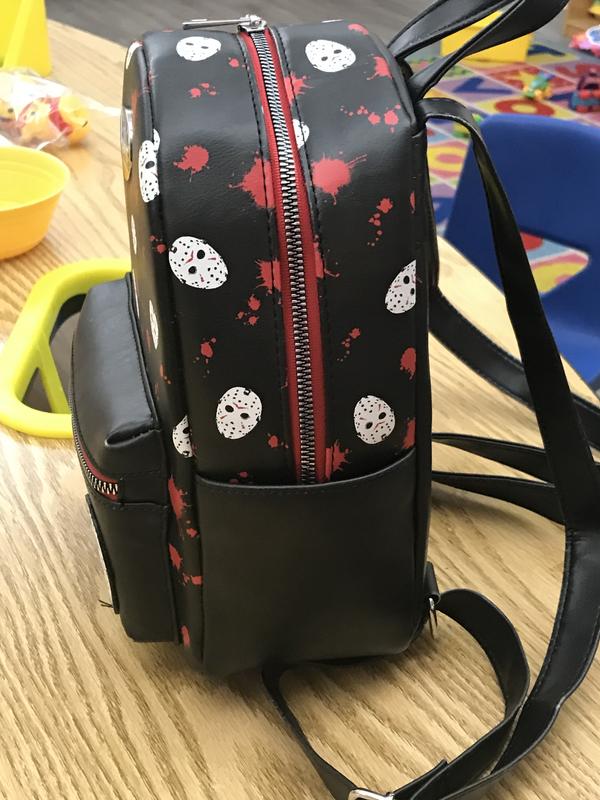 Her Universe Friday The 13th Mask & Splatter Mini Backpack  display picture 2