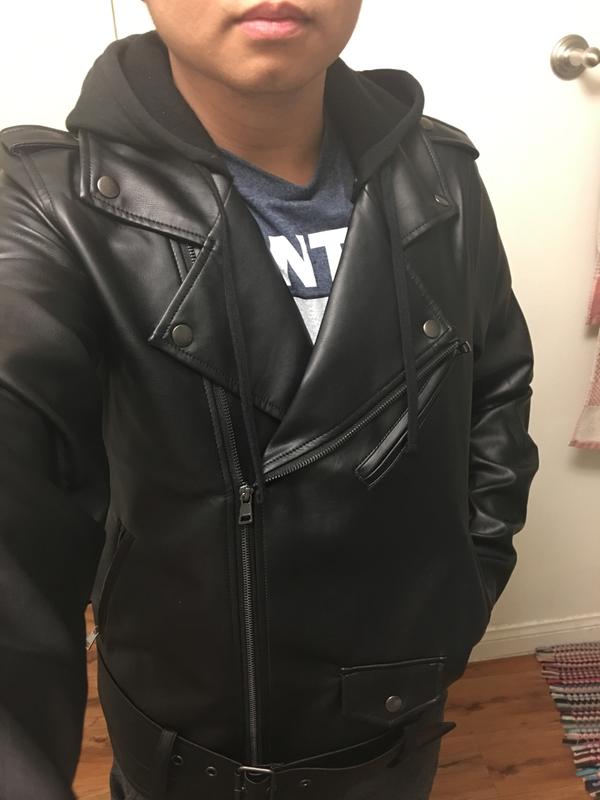 Hot topic leather jacket best sale