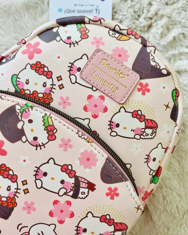 Loungefly Hello Kitty Sushi Mini Backpack | Hot Topic display picture 1