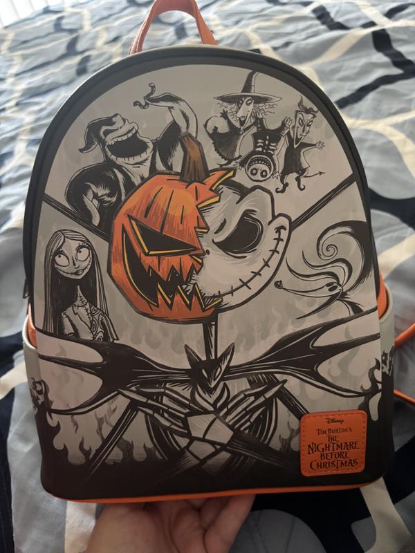 Loungefly The Nightmare Before Christmas Jack & Sally Pumpkin Frame Backpack NWT Loungefly The Nightmare Before Christmas Jack & Sally  main image 3