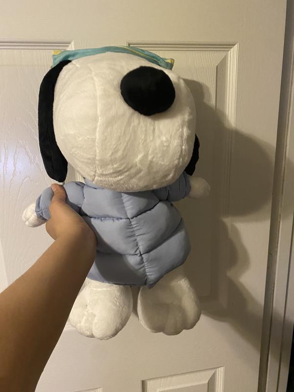 Peanuts Snoopy Puffer Jacket Plush Backpack | Hot Topic display picture 1