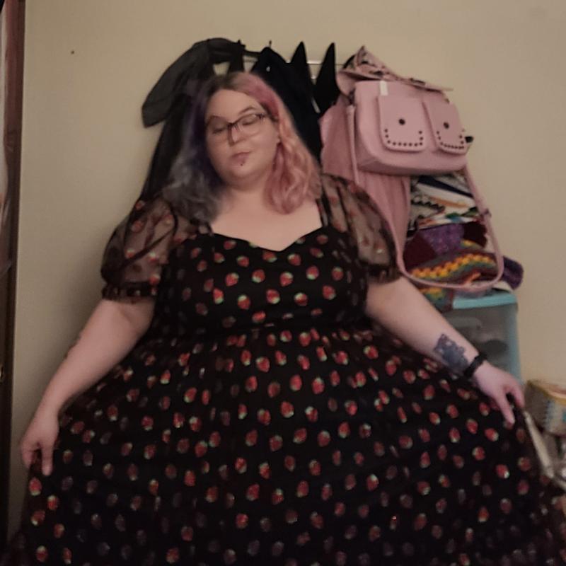 strawberry dress plus size