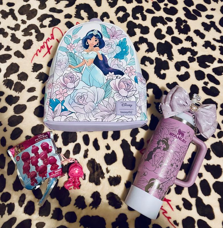 Loungefly Disney Jasmine Lavender Mini Backpack | Hot Topic display picture 2