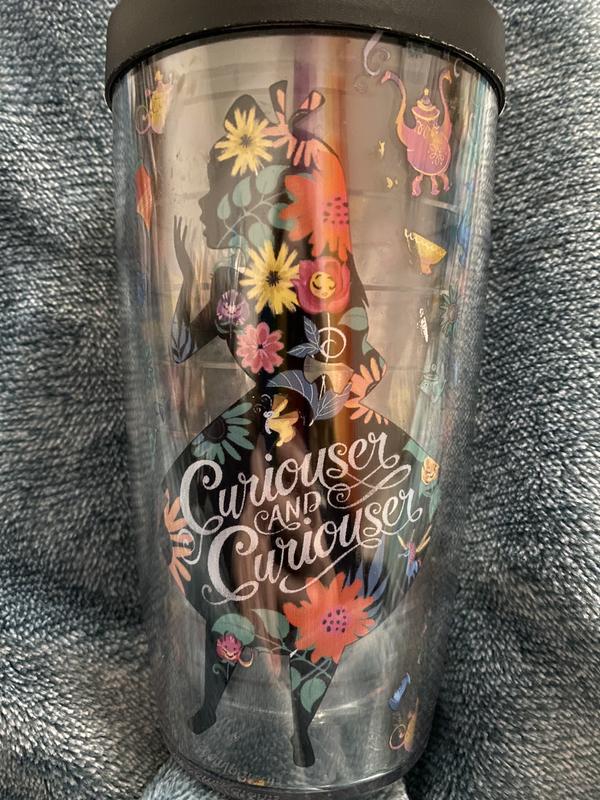 Disney Alice In Wonderland Curiouser 30oz Stainless Steel Tumbler With Lid