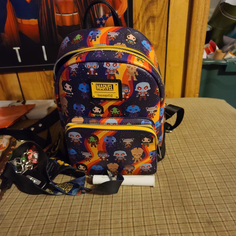 Loungefly Marvel Guardians Of The Galaxy Chibi Mini Backpack  display picture 1