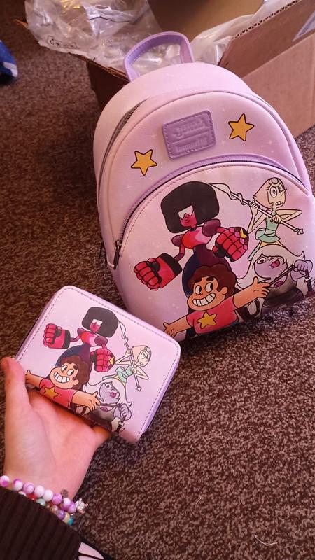 Loungefly Steven Universe Crystal Gems Mini Backpack | Hot Topic display picture 1