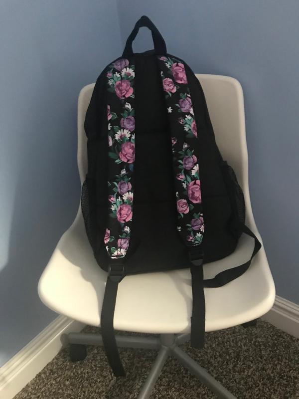 Panic! At The Disco Floral Embroidered Backpack | Hot Topic display picture 2