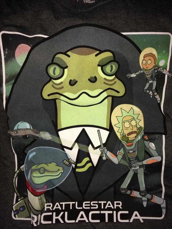 Rick And Morty Rattlestar Ricklactica T-Shirt Hot Topic