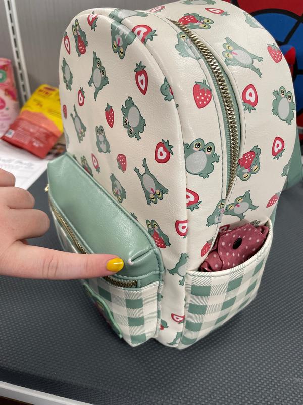 Frogs & Strawberries Mini Backpack | Hot Topic display picture 2