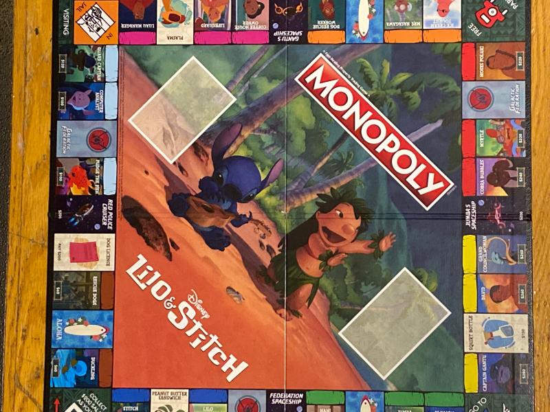 Disney LILO AND STITCH Monopoly Board Game Brand New Hot Topic Exclusive  Edition