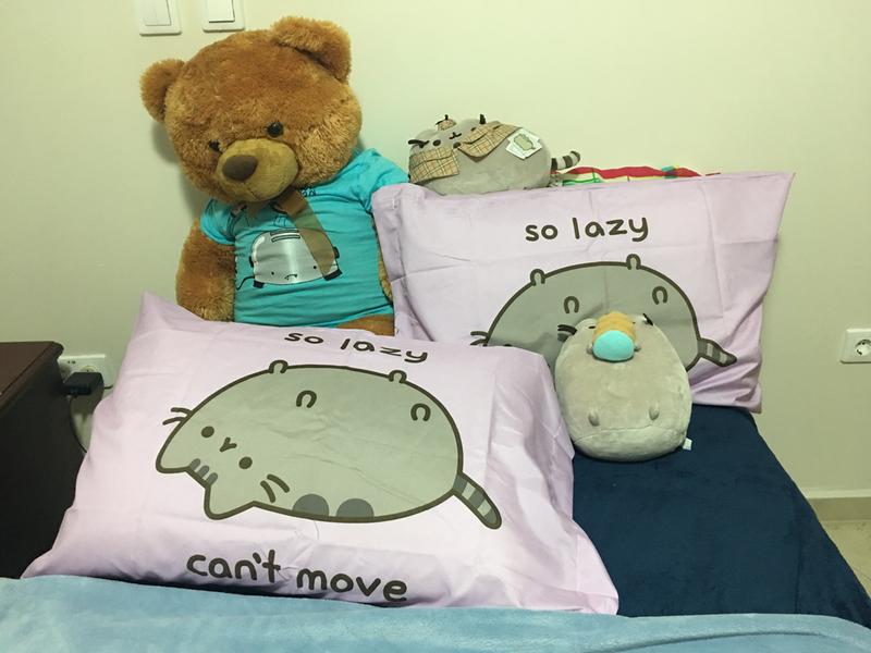 Pusheen Lazy Pillowcase Set Hot Topic