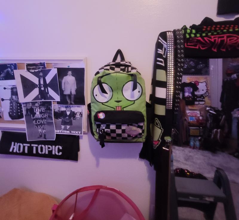 Invader Zim 2024 GIR Checkerboard Pizza Backpack