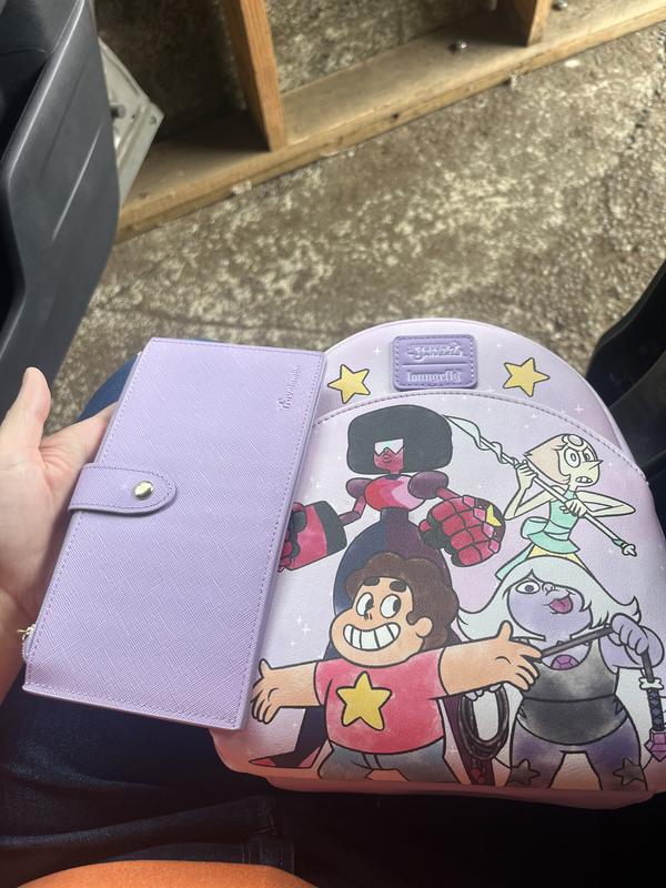 Loungefly Steven Universe Crystal Gems Mini Backpack | Hot Topic display picture 3