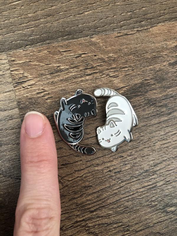 kittynautshoppe Purrzac - Kawaii Medical Pins Series - Hard Enamel Pins Black Nickel / Seconds