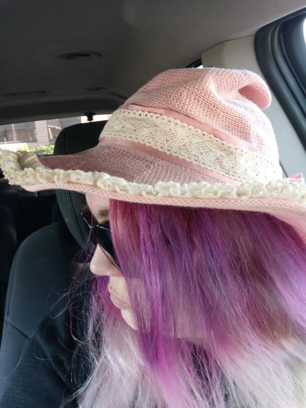 Pink Kawaii Cottage Witch Hat | Hot Topic display picture 1