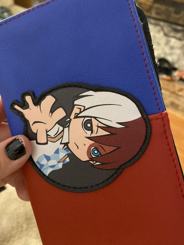 My Hero Academia Shoto Todoroki Fire & Ice Tech Wallet | Hot Topic