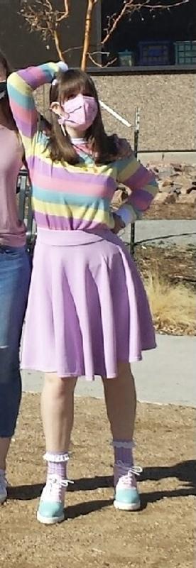 Tricolor Pastel Platform Oxford Heels