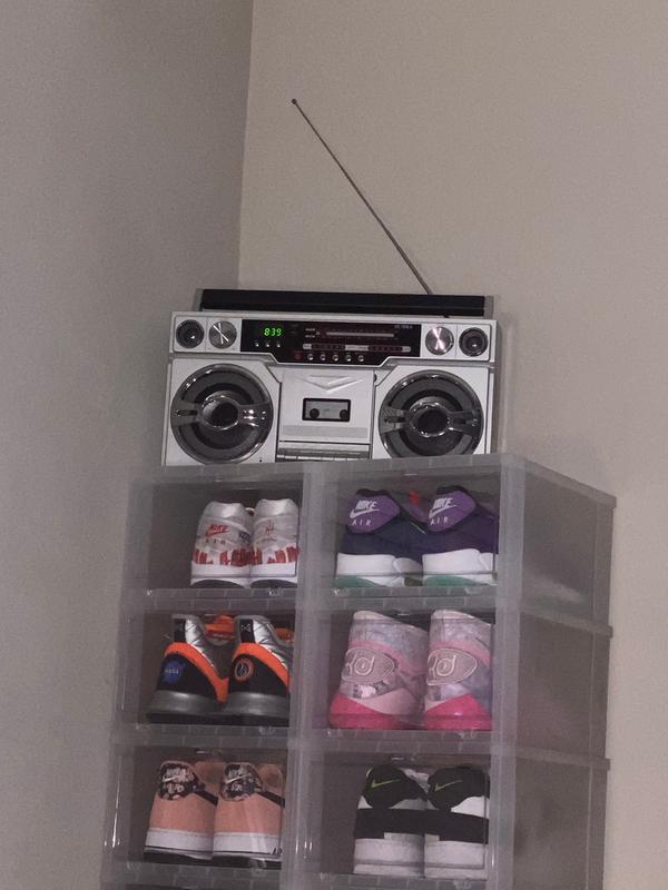 victrola 1980's bluetooth boombox
