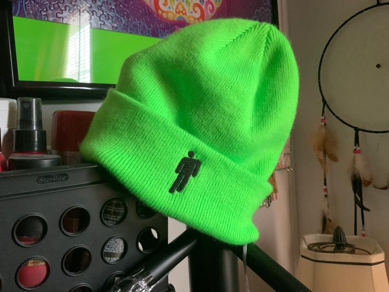 billie eilish, Accessories, Red Billie Eilish Blohsh Beanie