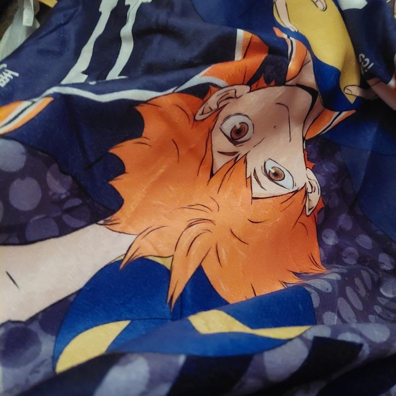 Haikyu Volleyball Round Throw Blanket Hot Topic