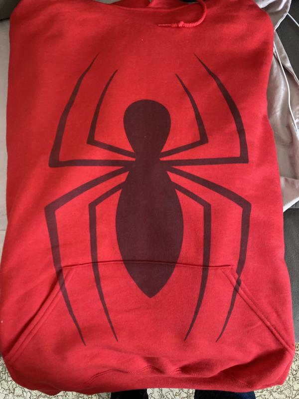 Spider man homecoming hoodie best sale hot topic