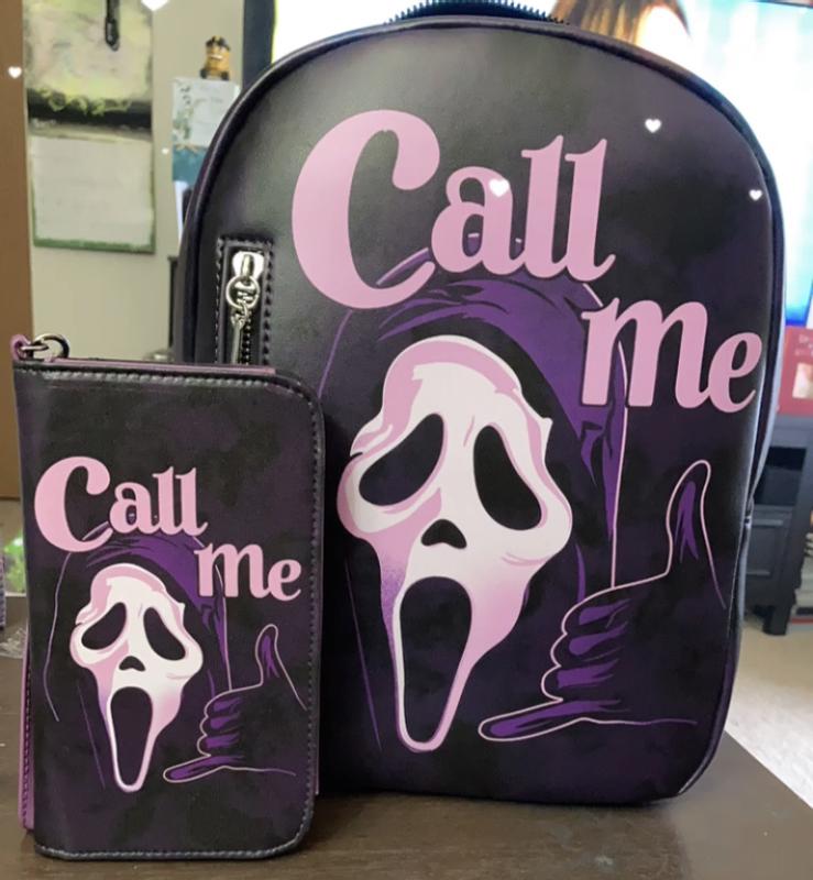 Scream Ghost Face Plush Backpack