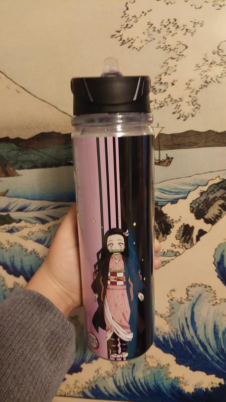 Demon Slayer: Kimetsu No Yaiba Kamado Siblings Checker Water Bottle