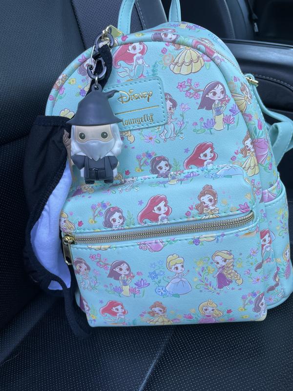 Loungefly Disney Princess Teal / Mint Chibi Mini Backpack - New