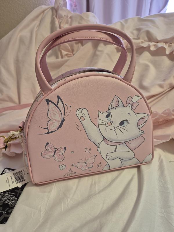 Loungefly アリストキャッツ マリー ドーム クロスボディバッグ Loungefly Disney The Aristocats Marie Butterfly Dome