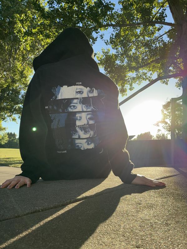 LE SSERAFIM PUREFLOW Eye Panels Hoodie Hot Topic Exclusive | Hot Topic