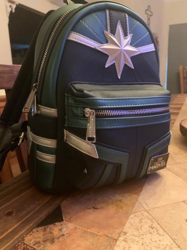 Loungefly Marvel Captain Marvel Kree Mini Backpack | Hot Topic