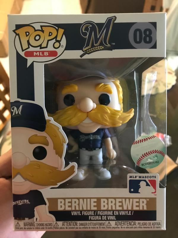 Funko MLB Milwaukee Brewers POP MLB Mascots Bernie the Brewer