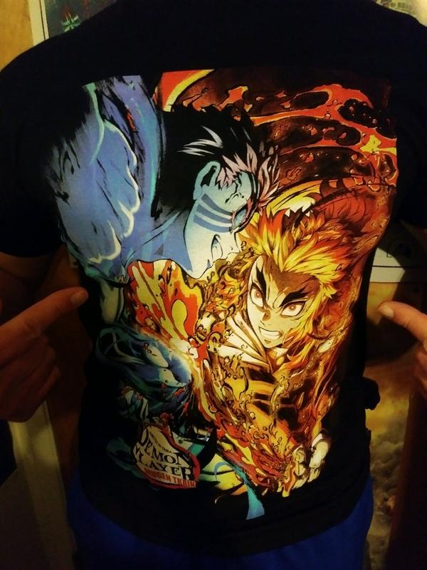 Camiseta Demon Slayer - Akaza Vs Rengoku