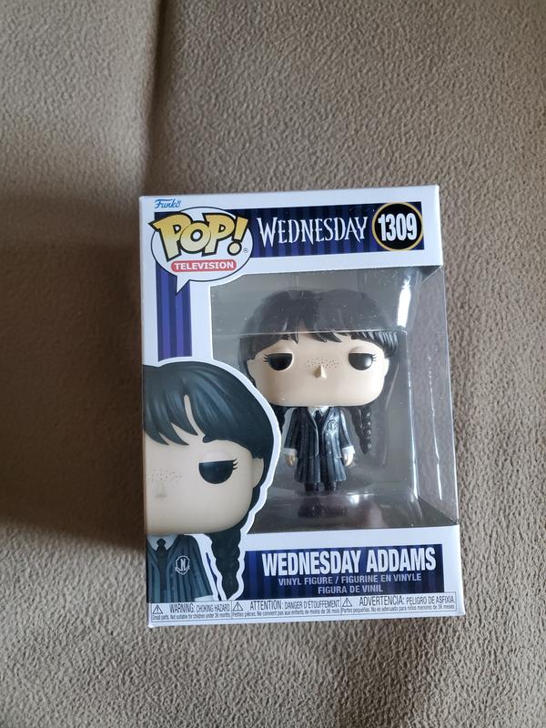 Funko Pop! The Addams Family Wednesday Addams #1309 Common POP with  Protector