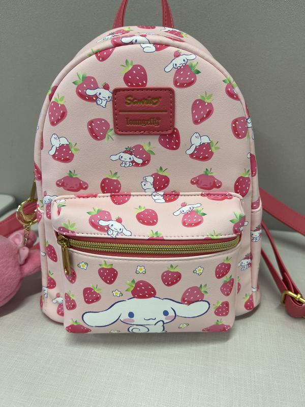 Loungefly Cinnamoroll Strawberries Mini Backpack | Hot Topic display picture 3