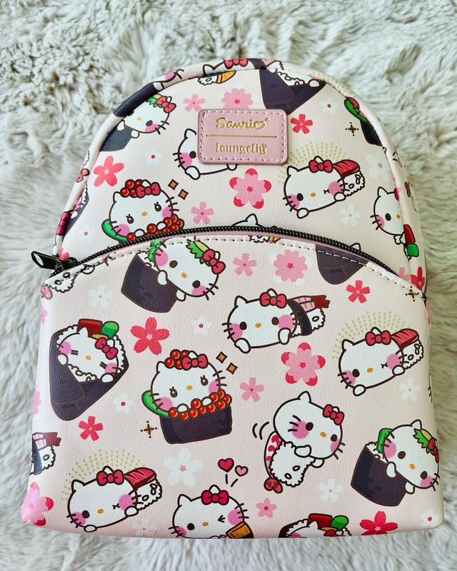 Loungefly Hello Kitty Sushi Mini Backpack | Hot Topic display picture 1