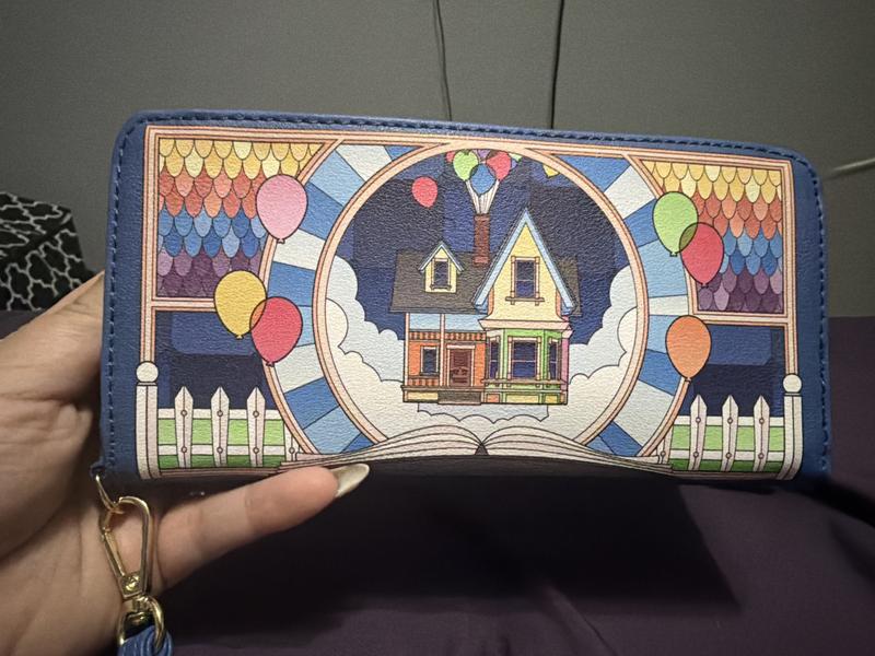 Loungefly Disney Pixar Up House Stained Glass Tech Wallet  display picture 1