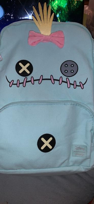 Loungefly Disney Lilo & Stitch 13 SCRUMP Plush Backpack EUC *Adjust Straps