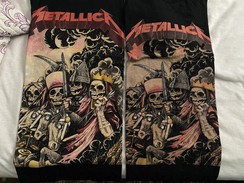 Metallica four shop horsemen t shirt