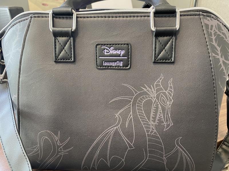 Loungefly Disney Sleeping Beauty Maleficent Dragon & Chibi Satchel Bag