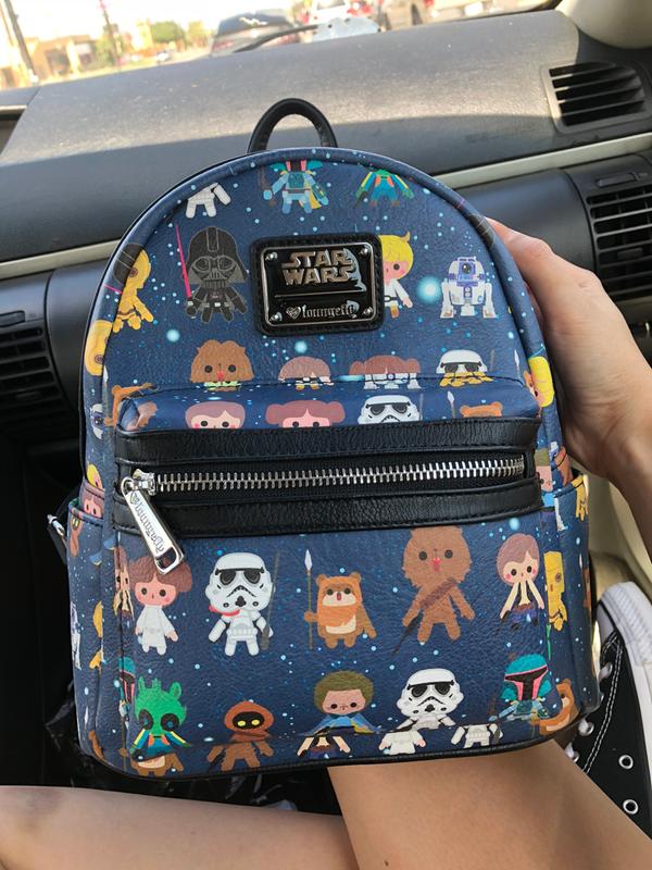 Loungefly star wars character mini backpack hot sale
