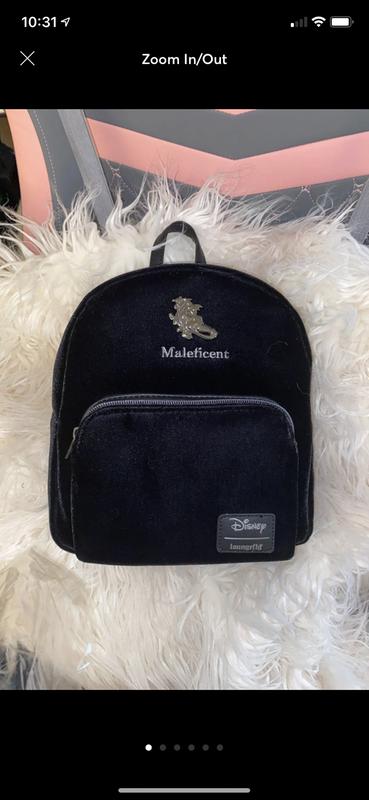 Loungefly Disney Villains Maleficent Velvet Mini Backpack | Hot Topic